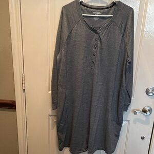 Wool&/Wooland  2X Georgia Henley Dress